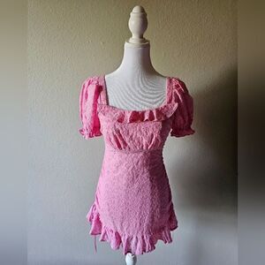 NWT Dolls Kill Current Mood Belles And Bows Eyelet Mini Dress Small
